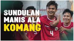 Momen Gol Komang Teguh Bawa Timnas Indonesia U-23 Bungkam Timnas Australia U-23 di Piala Asia U-23