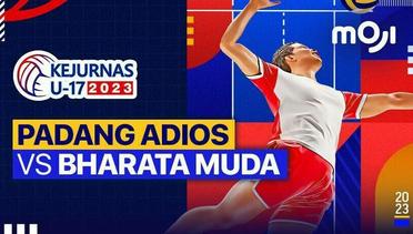 Putra: Padang Adios vs Bharata Muda - Kejurnas Bola Voli Antarklub U-17 - 24 November 2023