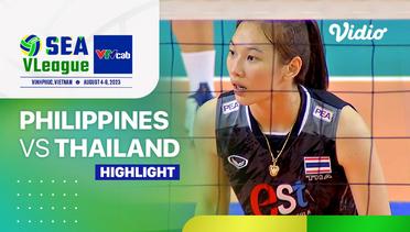 Highlights | Putri: Philippines vs Thailand | SEA VLeague - Thailand