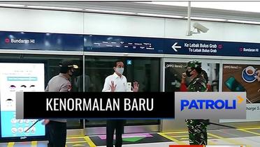Presiden Periksa Kesiapan Kenormalan Baru di Stasiun MRT Bundaran HI