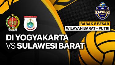 Full Match | Putri: DI Yogyakarta vs Sulawesi Barat | Piala Kapolri 2023