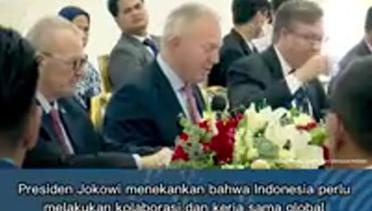 Jokowi Terima Kunjungan Delegasi Bisnis AS di Istana Bogor