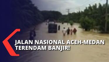 Akses Lumpuh, Jalan Nasional Banda Aceh-Medan Terendam Banjir! Puluhan Ribu Warga Terdampak