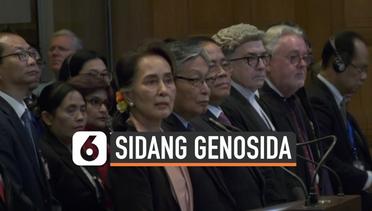 Aung San Suu Kyi Jalani Sidang Genosida di PBB