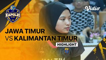 Highlights | Semifinal Putri: Jawa Timur vs Kalimantan Timur | Piala Kapolri 2023