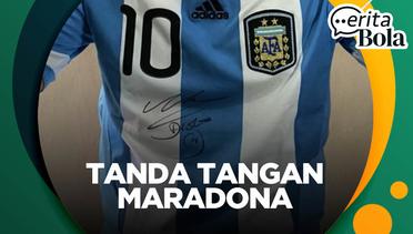 CERITA BOLA: Tak Mudahnya Dapat Tanda Tangan Legenda Timnas Argentina, Diego Maradona