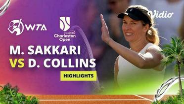 Semifinal: Maria Sakkari vs Danielle Collins - Highlights | WTA Credit One Charleston Open 2024
