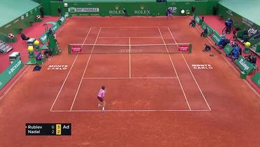 Match Highlights | Andrey Rublev 2 vs 1 Rafael Nadal | Rolex Monte-Carlo Masters 2021
