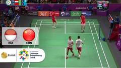 Indonesia vs China - Semifinal Badminton Ganda Putra | Asian Games 2018 - Full Match