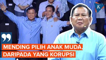Cerita Prabowo Gandeng Gibran Dibanding Pilih yang Berpengalaman tapi Korupsi