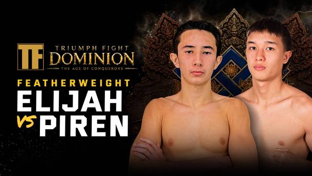Elijah vs Piren Cole - Full Match | Triumph Fight Dominion
