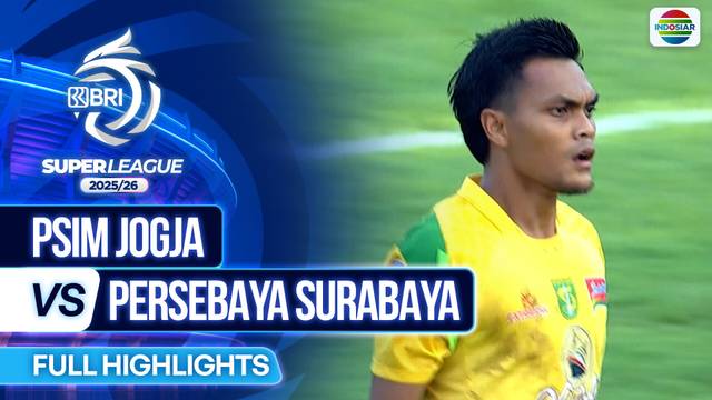 PSIM Jogja VS Persebaya Surabaya - Full Highlights | BRI Super League 2025/26