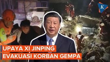 Xi Jinping Gerak Cepat Atasi Gempa Mematikan di China