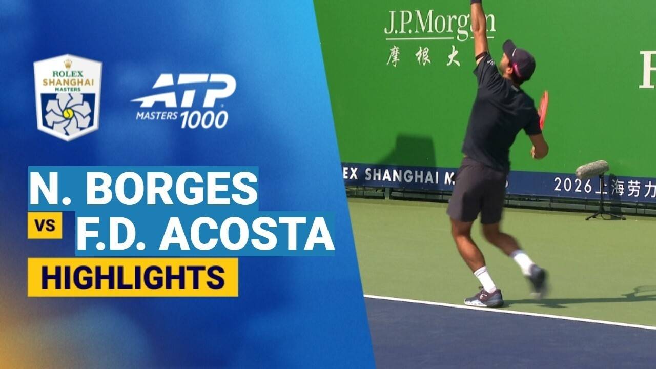 Nuno Borges vs Facundo Diaz Acosta - Round 1 (Court 4) | ATP Masters 1000: Shanghai Masters 2026