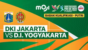 Putri: DKI Jakarta vs D.I. Yogyakarta - Full Match | Babak Kualifikasi PON XXI Bola Voli