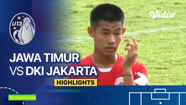 Final: Jawa Timur vs DKI Jakarta - Highlights | Piala Soeratin U-15