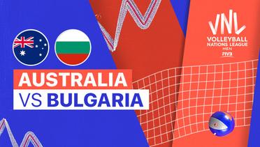 Full Match | Australia vs Bulgaria | Men's Volleyball Nations League 2022