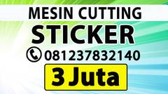 DISTRIBUTOR ALAT POTONG STIKER OTOMATIS GRESIK | JUAL Mesin Cutting Sticker JINKA Printer Pemotong Polyflex CAMEO GRAPHTEC Murah