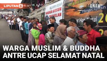 Natal 2023, Warga Muslim dan Buddha di Semarang Antre Selamati Umat Nasrani