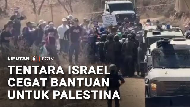 Tentara Israel Cegat Bantuan untuk Palestina | Liputan 6