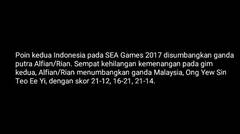 Bulutangkis Beregu Putra Indonesia Sikat Habis Malaysia di Final - SEA Games 2017 