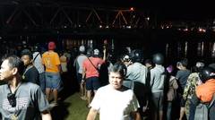 Kabar Samarinda - Pria Loncat Dari Jembatan Ke Sungai Karang Mumus