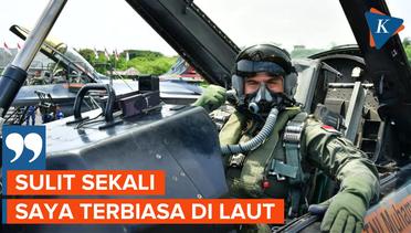 Momen KSAL Muhammad Ali Jajali Jet Tempur F-16 Milik TNI AU