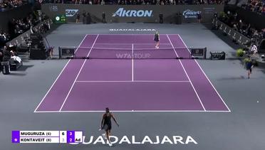 Match Highlights | Anett Kontaveit vs Garbine Muguruza | Akron WTA Finals Guadalajara