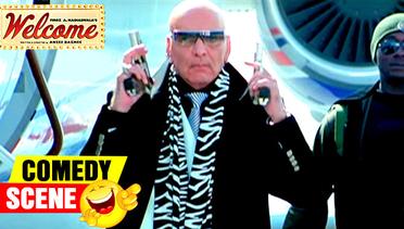 Entry Of RDX Bhai | Comedy Scene | Welcome | Hindi Film | HD