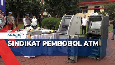 Direktorat Reserse Kriminal Umum Polda Sumut Tangkap Komplotan Pembobol ATM