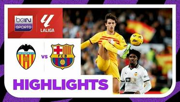 Valencia vs Barcelona - Highlights | LaLiga Santander 2023/2024