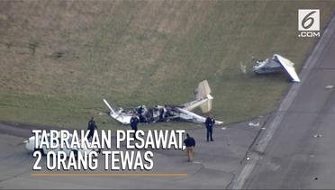 2 Pesawat Tabrakan di Bandara Indiana, 2 Orang Tewas