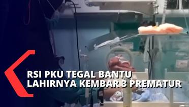 Berbobot di Bawah 2,5 Kilogram, Kembar Tiga Prematur Lahir Sehat di RSI PKU Muhammadiyah Tegal