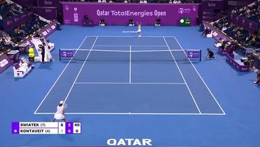 Match Highlights | Iga Swiatek vs Anett Kontaveit | WTA Qatar Totalenergies Open 2022