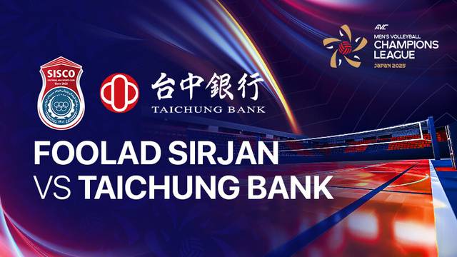 Foolad Sirjan Iranian vs Taichung Bank - Full Match | AVC Men's Volleyball Champions League