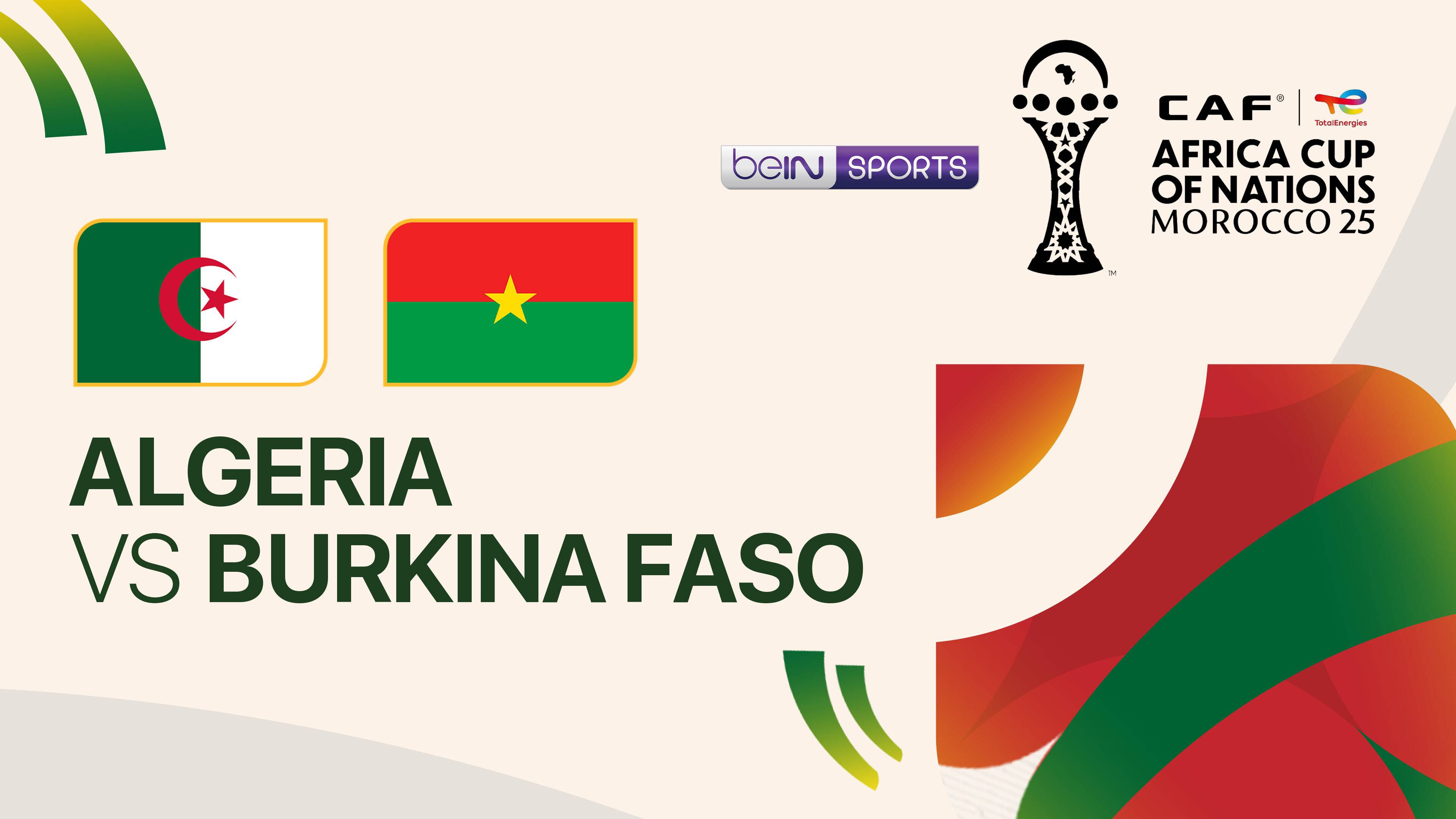 Algeria vs Burkina Faso