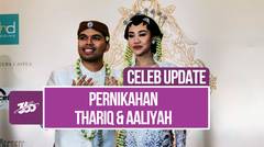 Penuh Haru Aaliyah Massaid dan Thariq Halilintar Menikah Disaksikan Jokowi