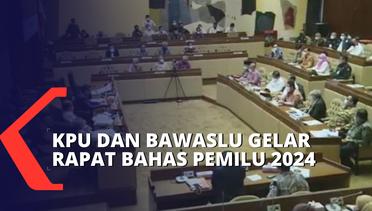 Paska Pelantikan, KPU dan Bawaslu Gelar Rapat dengan DPR Bahas Pemilu 2024