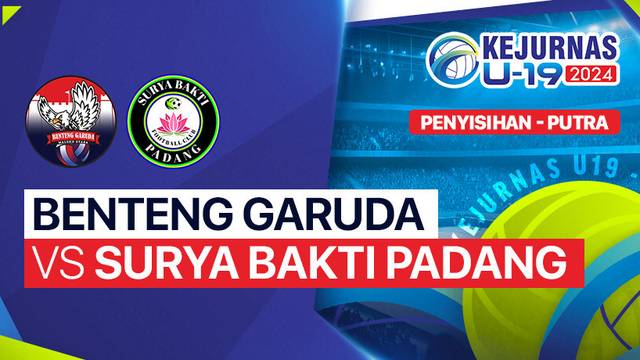 Penyisihan Putra: Benteng Garuda vs Surya Bakti Padang - Full Match | Kejurnas Bola Voli Antarklub U-19 2024