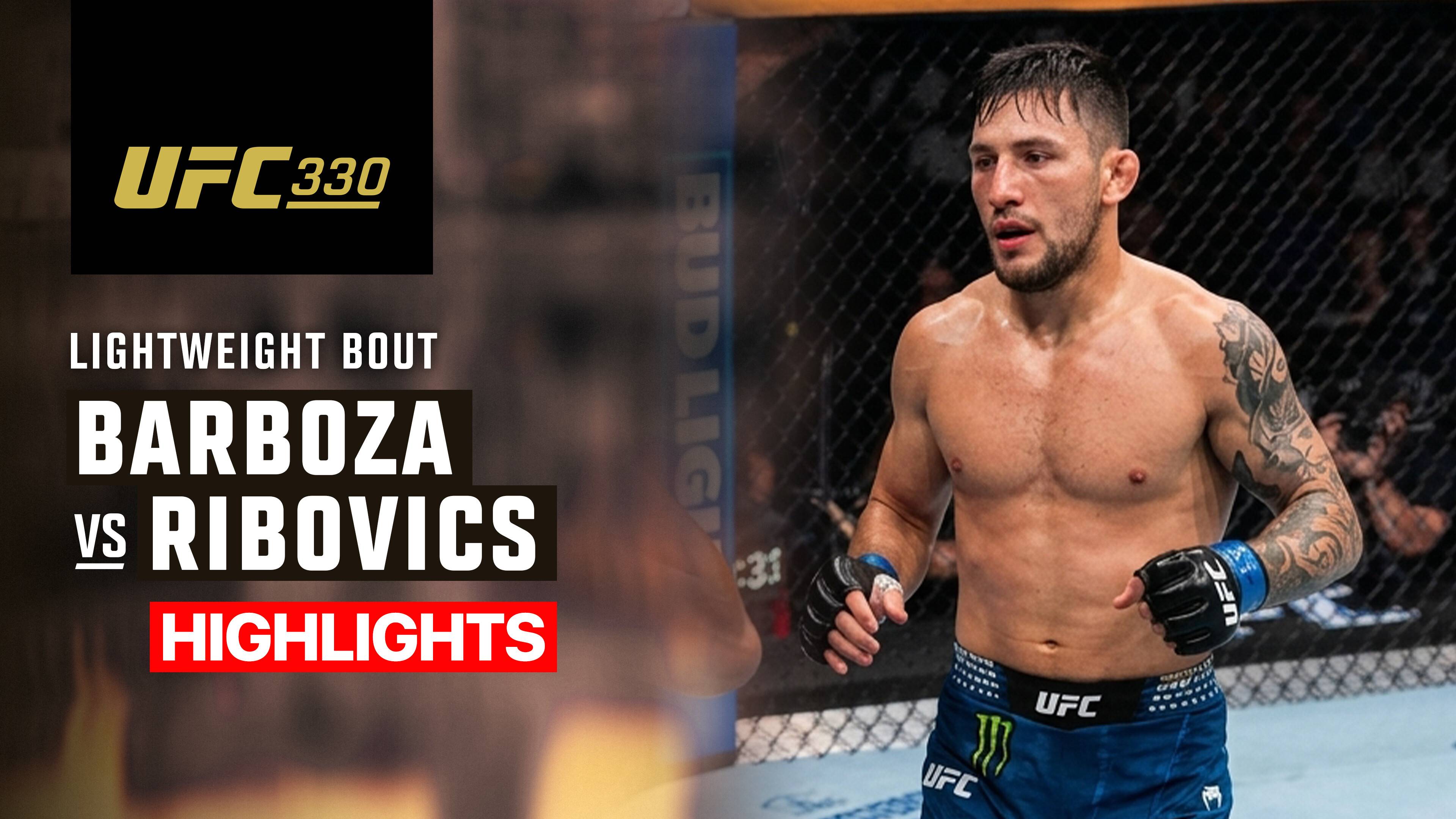 Edson Barboza vs Esteban Ribovics - Lightweight | UFC 330