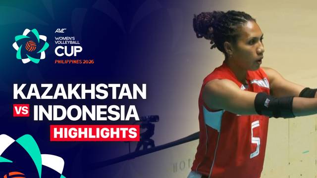 Kazakhstan vs Indonesia - Highlight | AVC Women's Cup 2026