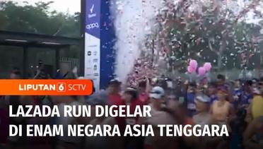 Lebih dari 7.000 Pelari Berpartisipasi di Acara Lazada Run 2023 di Indonesia | Liputan 6