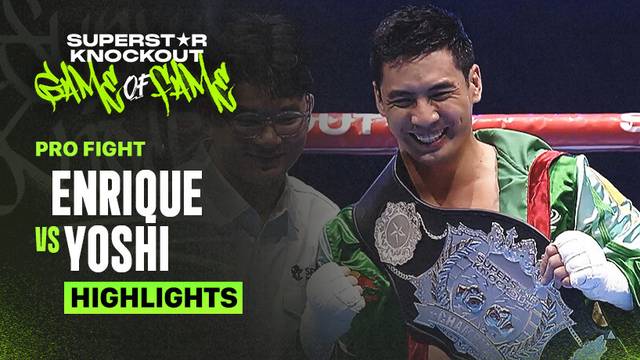 Enrique Dustin vs Yoshi Sudarso - Highlights | Male Celeb Fight | Superstar Knockout 2