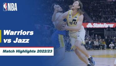 Match Highlights | Golden State Warriors vs Utah Jazz | NBA Regular Season 2022/23