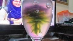 Cara membuat jelly art dalam gelas kaki Remake