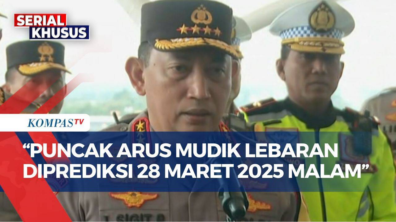 Kapolri Ungkap Prediksi Puncak Arus Mudik Lebaran: Mulai 28 Maret 2025 ...