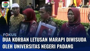 Dua Mahasiswa Korban Erupsi Gunung Marapi Diwisuda oleh Universitas Negeri Padang | Fokus
