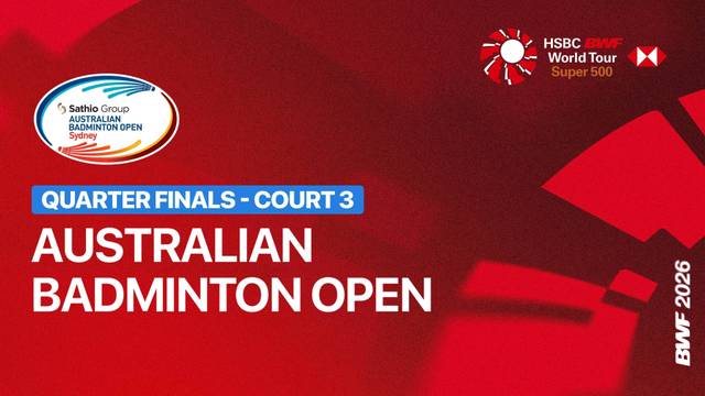 Jia Yi Fan/Zhang Shu Xian (CHN) vs Hsu Ya Ching/Sung Yu-Hsuan (TPE) - Full Match | SATHIO GROUP Australian Badminton Open 2026