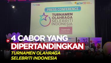 Empat Cabor yang Dipertandingkan di Turnamen Olahraga Selebriti Indonesia Oleh RANS Entertaiment dan SCTV