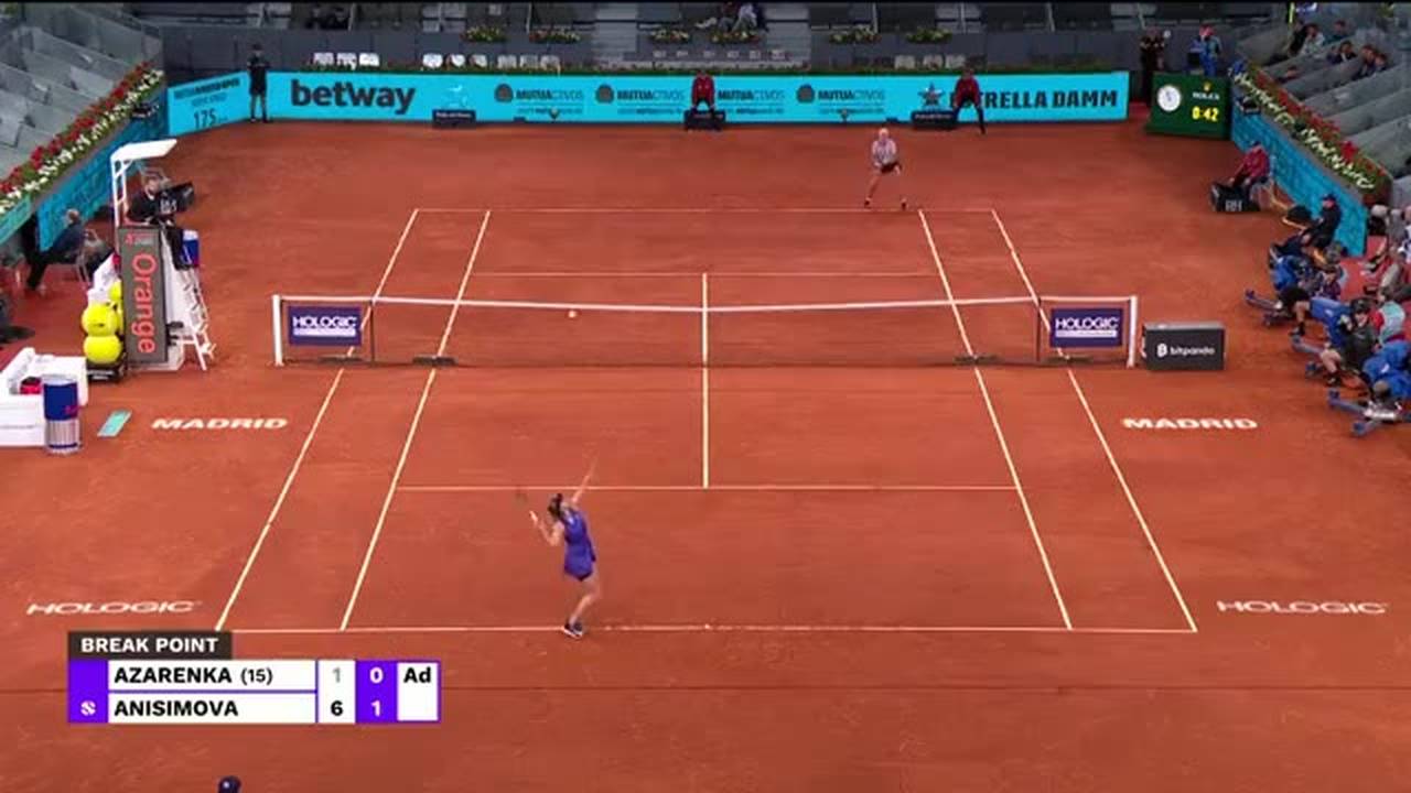 Match Highlights | Amanda vs Anisimova vs Victoria Azarenka | Mutua